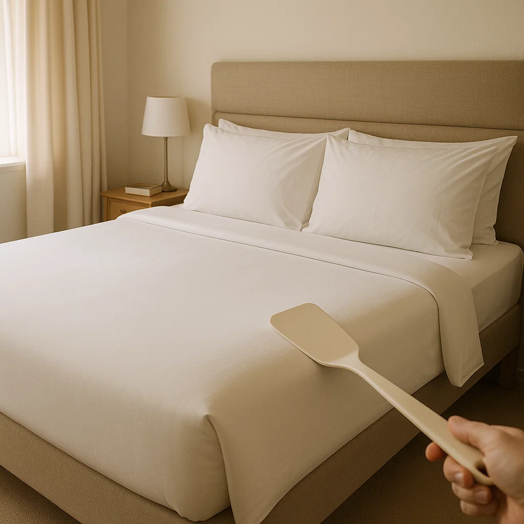 How a Simple Spatula Hack is Revolutionizing Bed-Making: Expert Tips for a Hotel-Style Bed Without the Backache