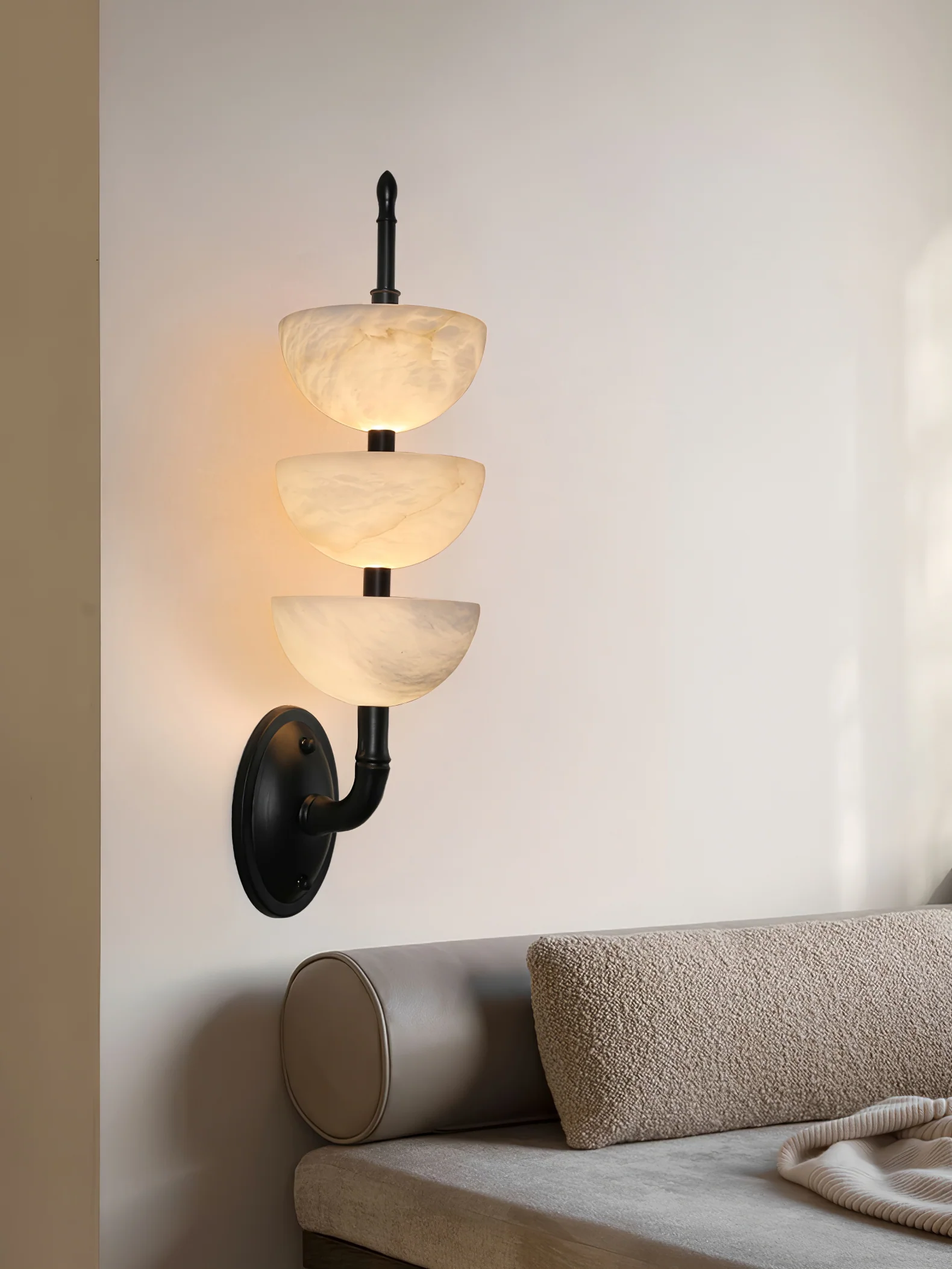 Faux Alabaster Wall Sconce