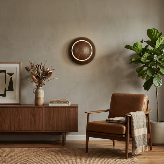 The Kyoto Timber Sphere Sconce