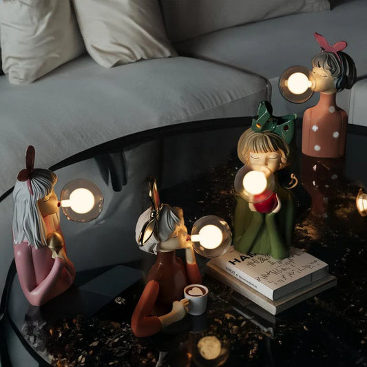 Bubble Girls Table Lamp