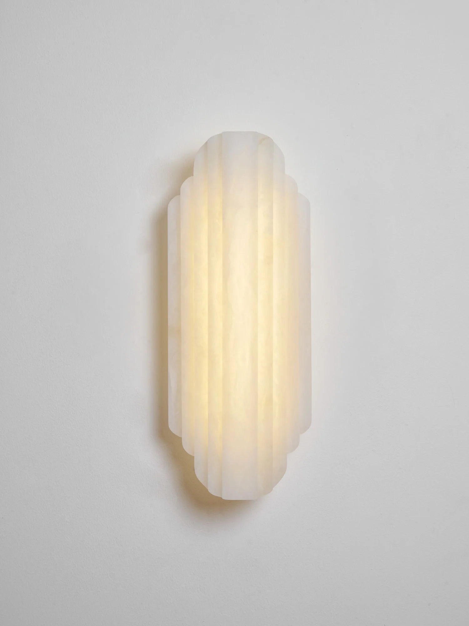 Contemporary Alabaster Wall Sconce
