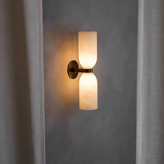 Alabaster Updown Wall Sconces