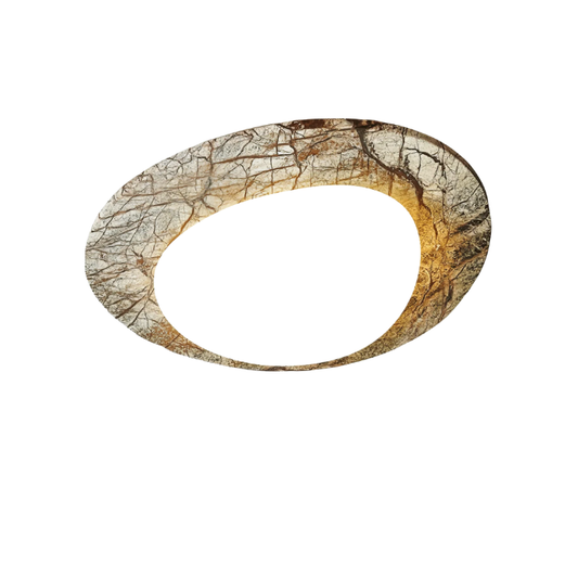 Ayla crack marble Ceiling Lights