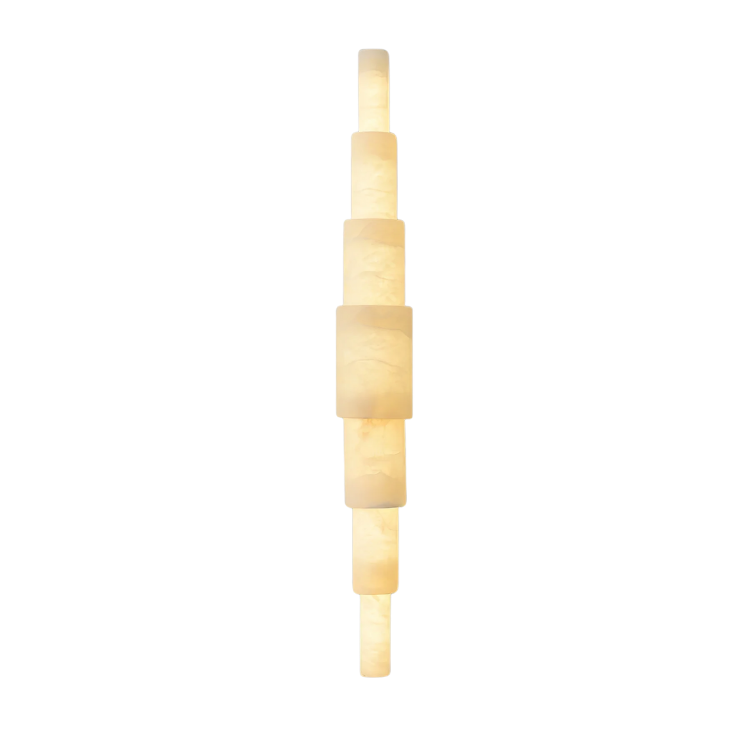Melange Alabaster Wall Sconce