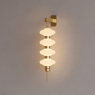 Stacked Glass Wall Sconce