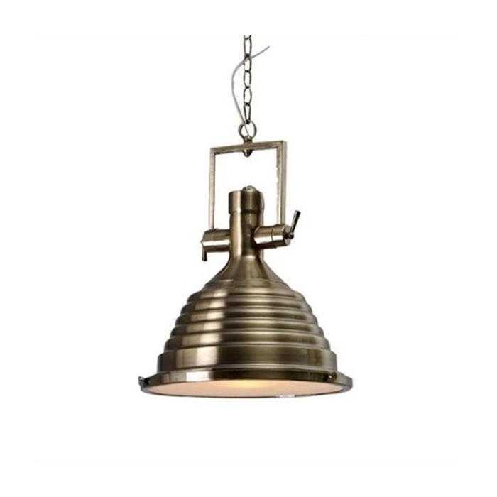 Industrial Nautical Dome Pendant Light