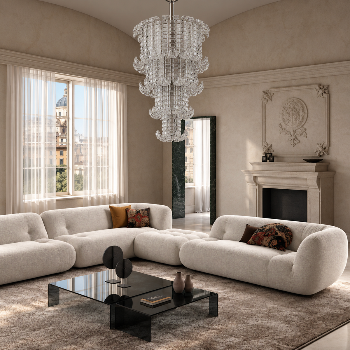Palma Cristallo Chandelier