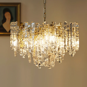 Ice Glass Chandelier