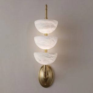 Faux Alabaster Wall Sconce
