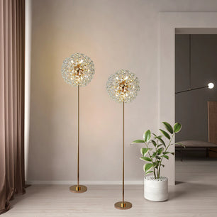 Crystal Dandelion Floor Lamp