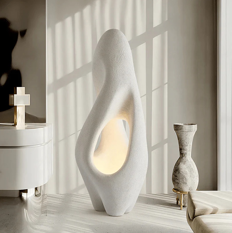 Wabi-Sabi White Floor Lamp