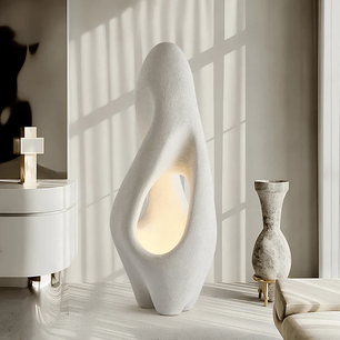 Wabi-Sabi White Floor Lamp