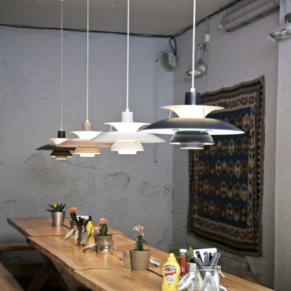 Danish Multi-layer Metal Pendant Light S107