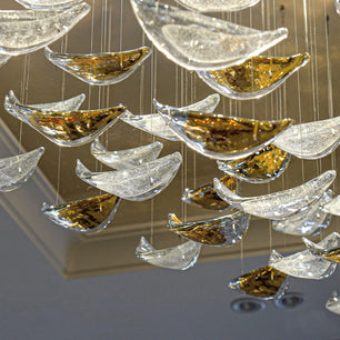 Floating Leaves Chandelier