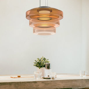 Nordic postmodern creative glass pendant light