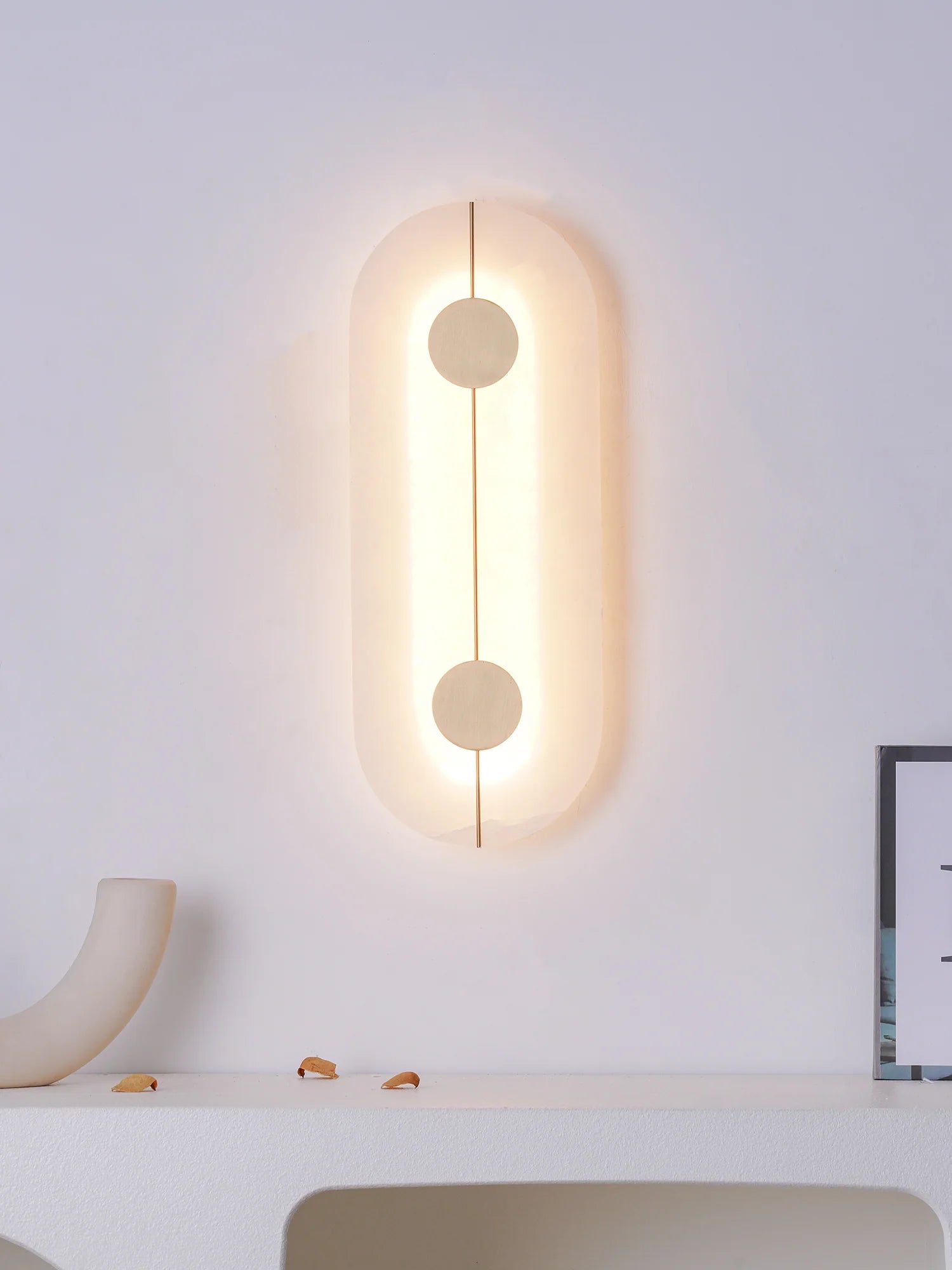 Artistic Alabaster Wall Lamp