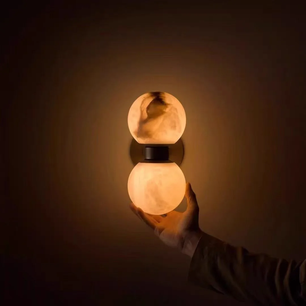 Aria Alabaster Globe Sconce