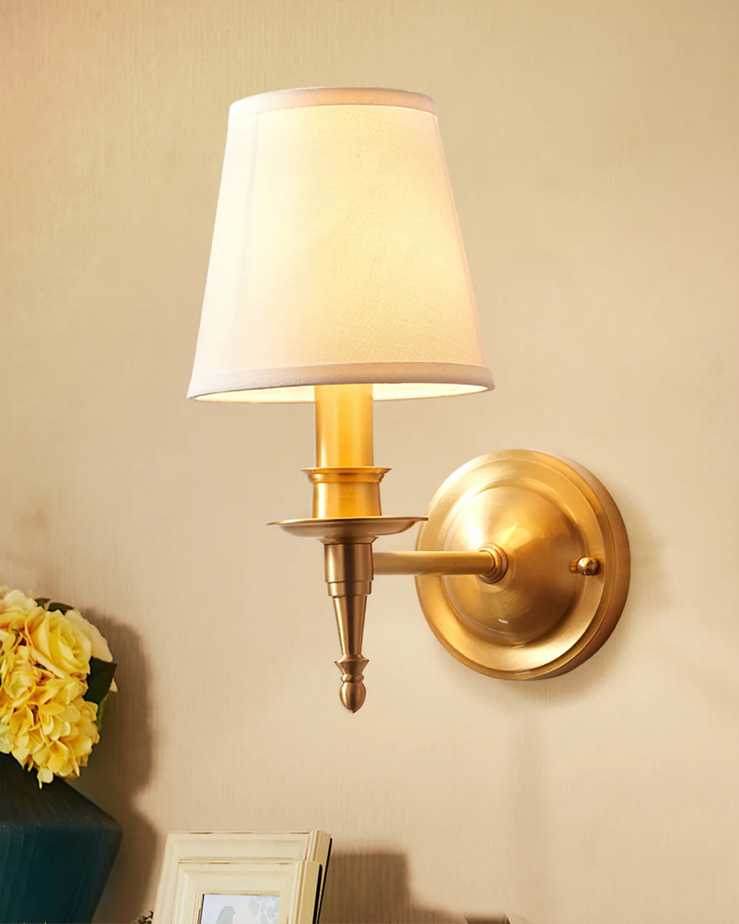 Antique Brass Wall Lamp