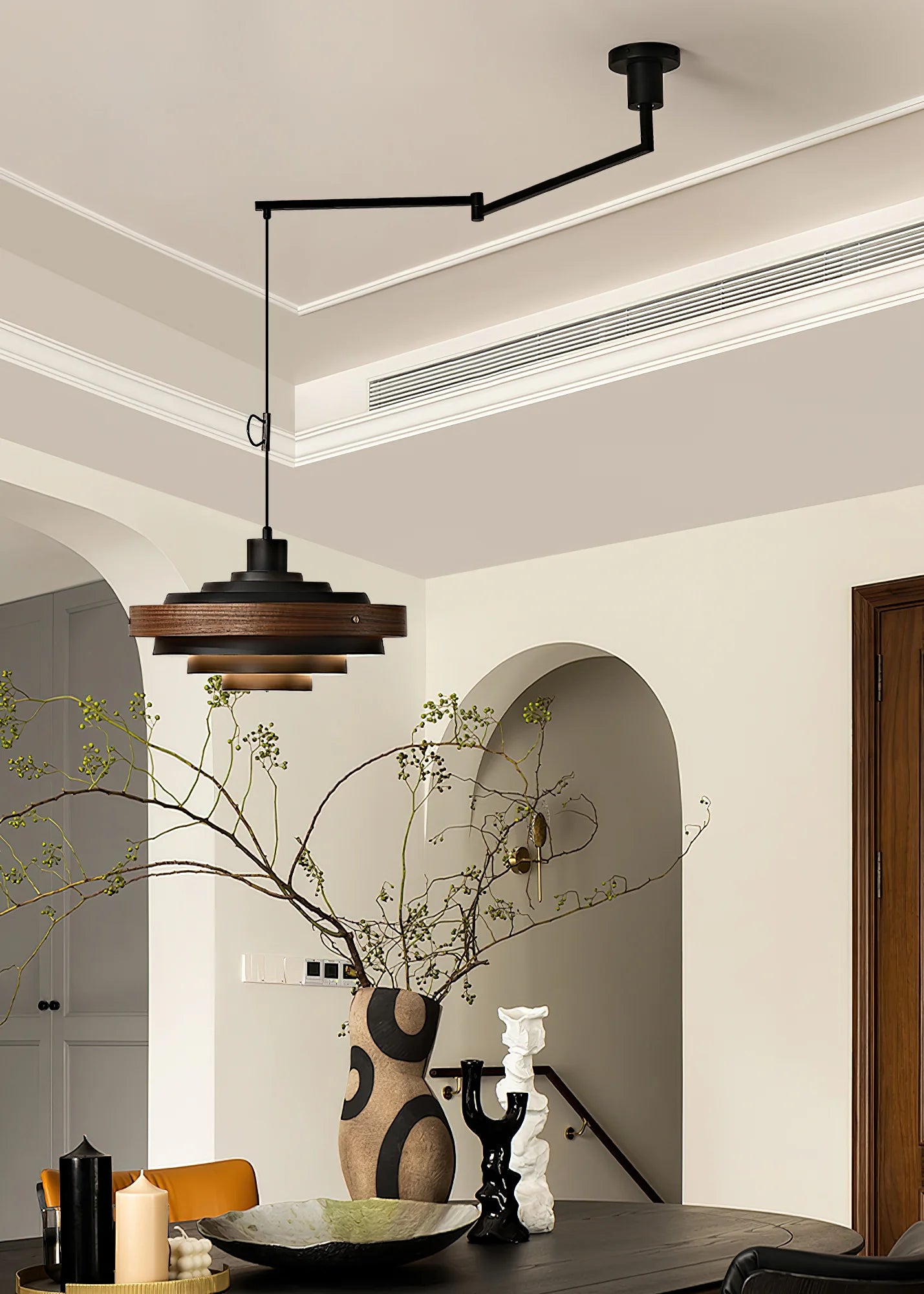 Rancho Swing Arm Pendant Light