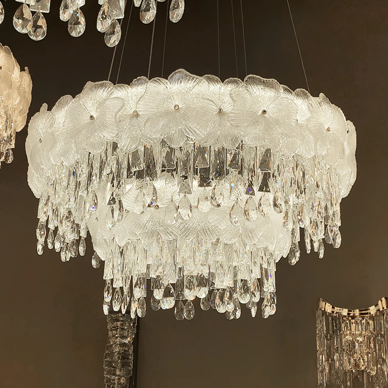 Atlas Crystal Chandelier