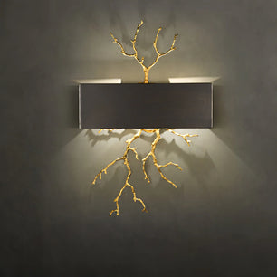 Brass Branch Wall Lamp