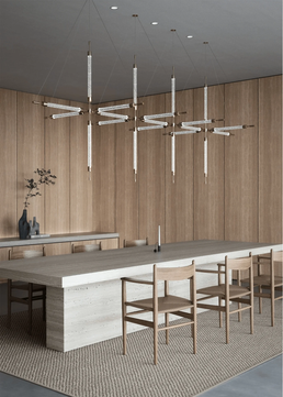 Crystal Grid Bespoken Chandelier