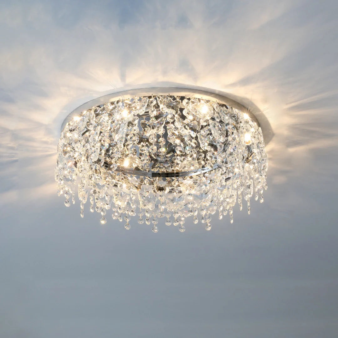 Raindrop Crystal Ceiling Light