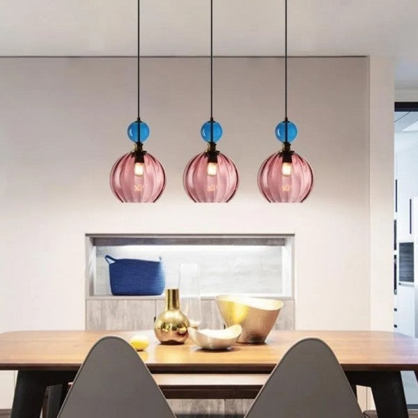 Vintage Colorful Glass Pendant Light S138