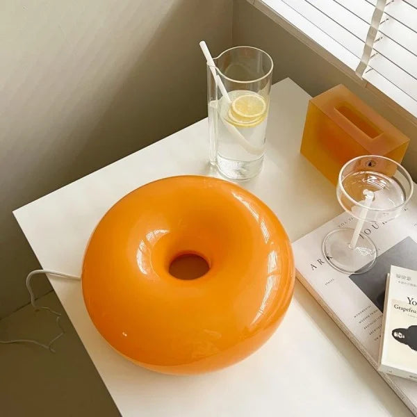 Bauhaus Glass Donut Table / Wall Lamp S77