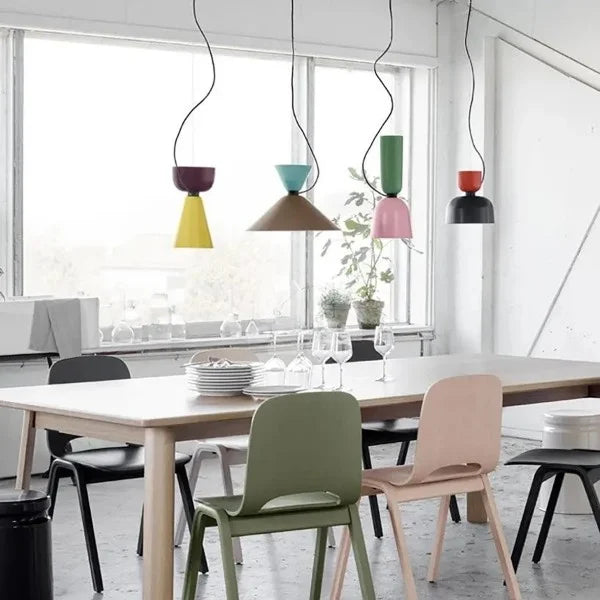 Contemporary Coloured Alphabeta Pendant Lamp S60