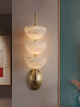 Faux Alabaster Wall Sconce