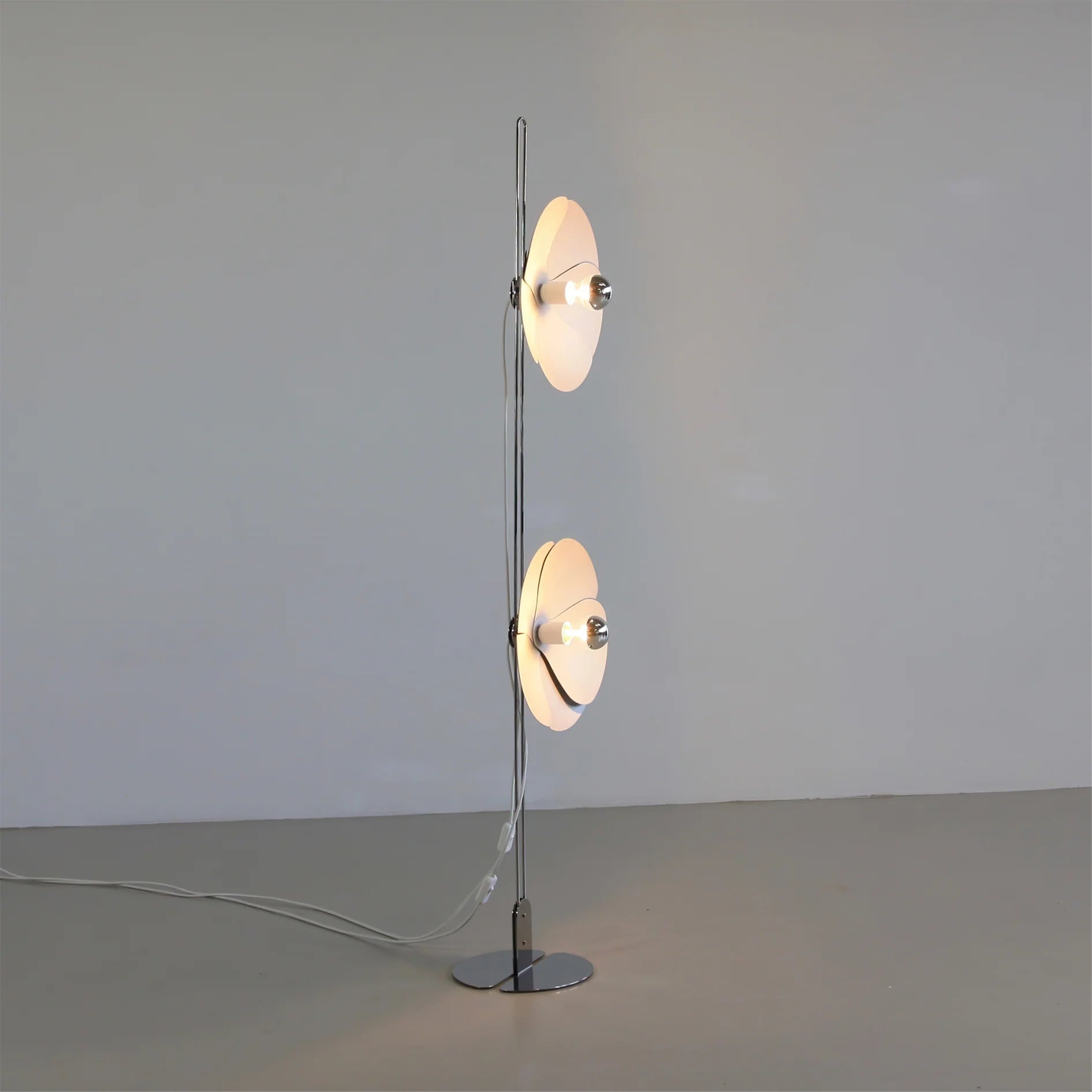 Flower Silver Floor Lamp