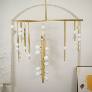 Luminous Cascade Chandelier