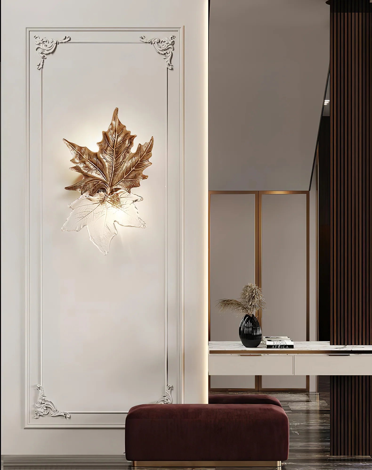 Folio Leaves Wall Lamp