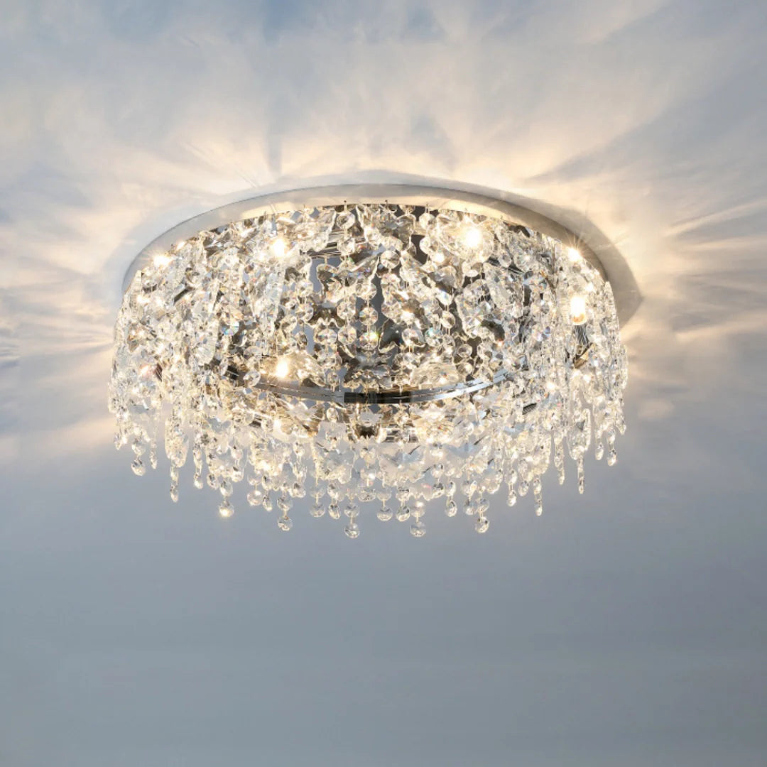 Raindrop Crystal Ceiling Light