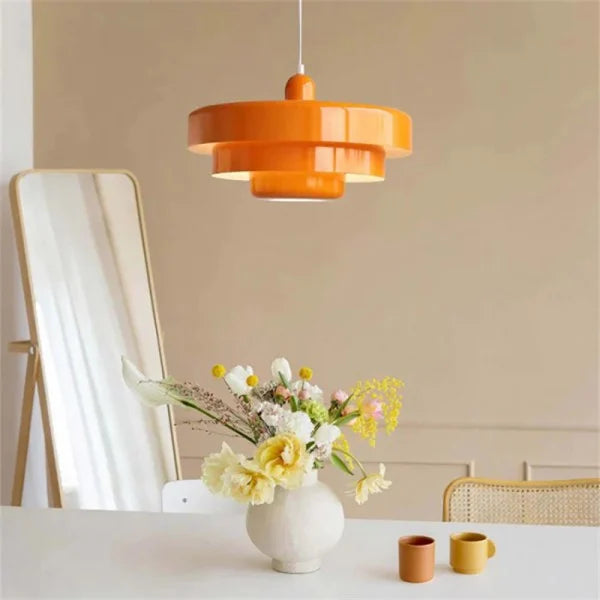 Triple Layer Disc Macaron Cake Pendant Lamp S103