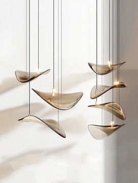 Floating Leaf Chandelier