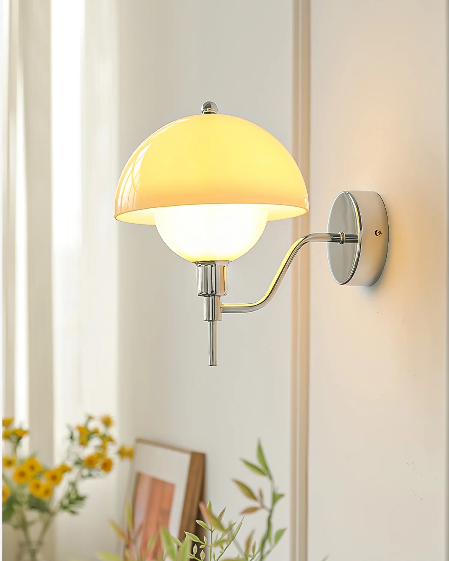 Anchored Orb Wall Lamp