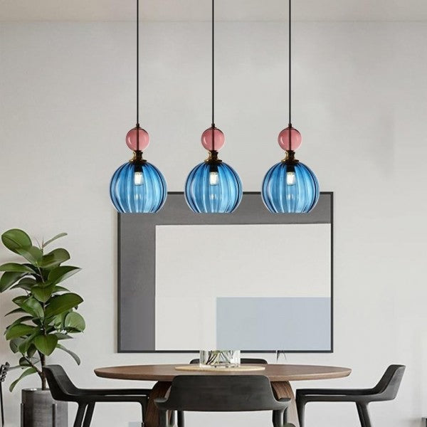 Vintage Colorful Glass Pendant Light S138