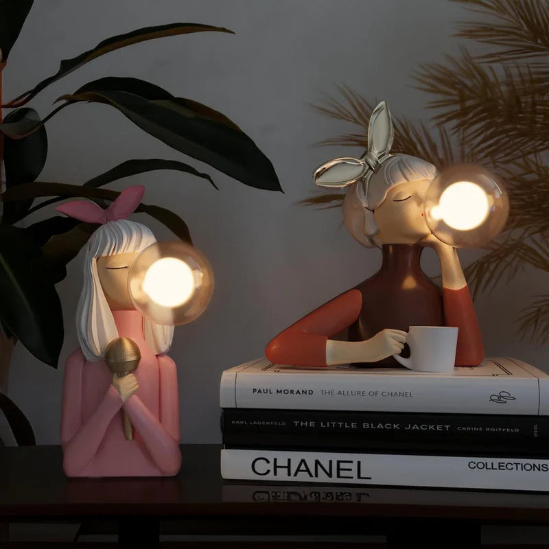 Bubble Girls Table Lamp
