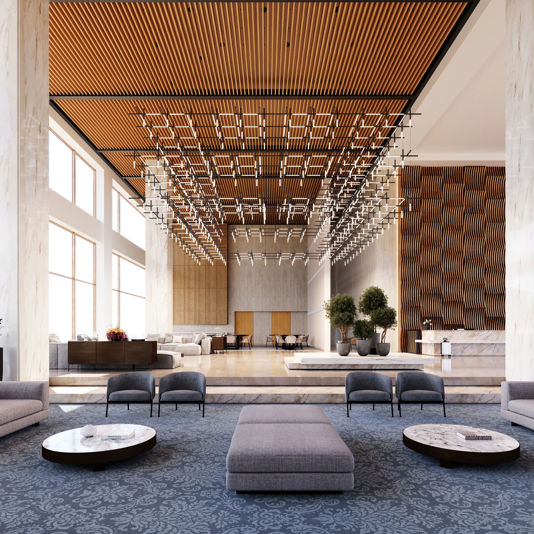 Geometric Linear Pendant Lights