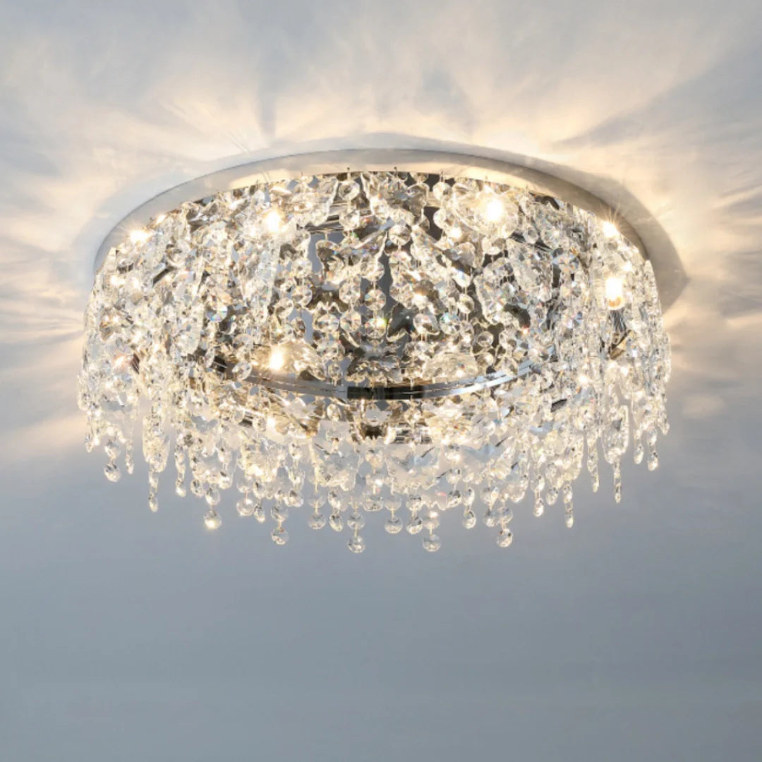 Raindrop Crystal Ceiling Light