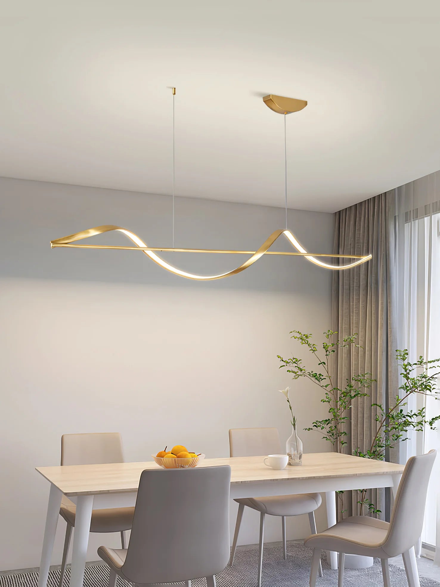 Whisper Linear Island Chandelier