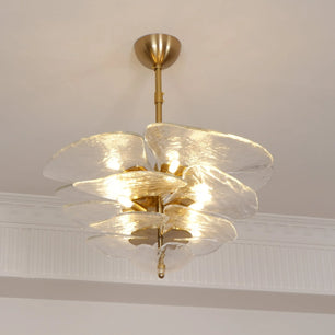 Lotus Leaf Murano Chandelier