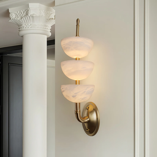 Faux Alabaster Wall Sconce