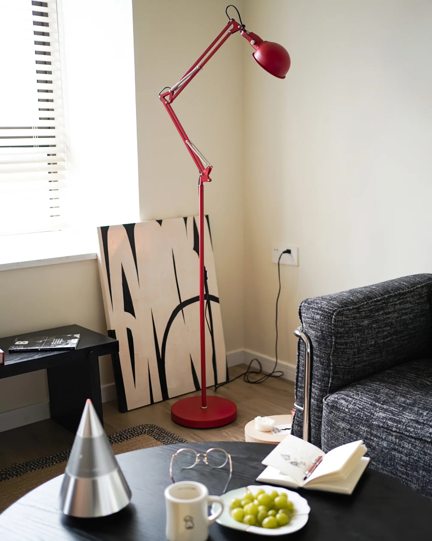 Kaiser Red Floor Lamp