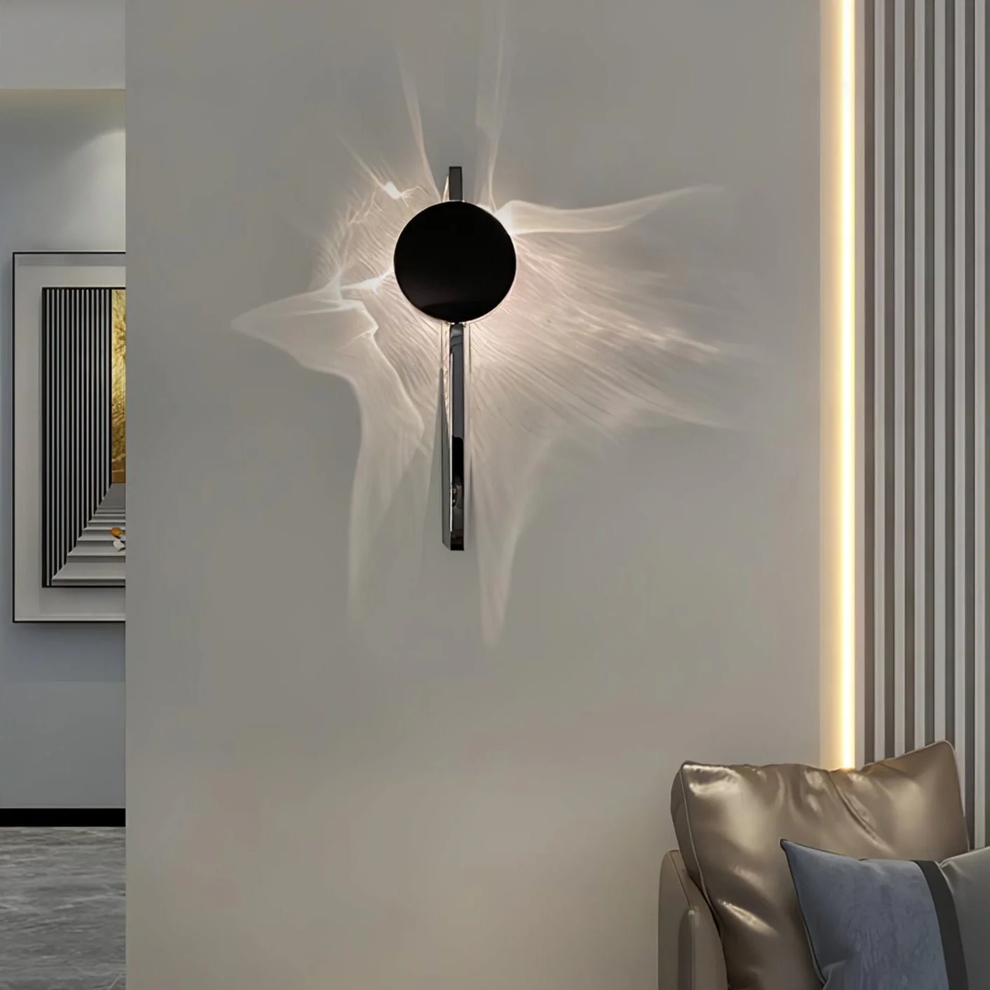 The Ligurian Sinuous Dual Sconce
