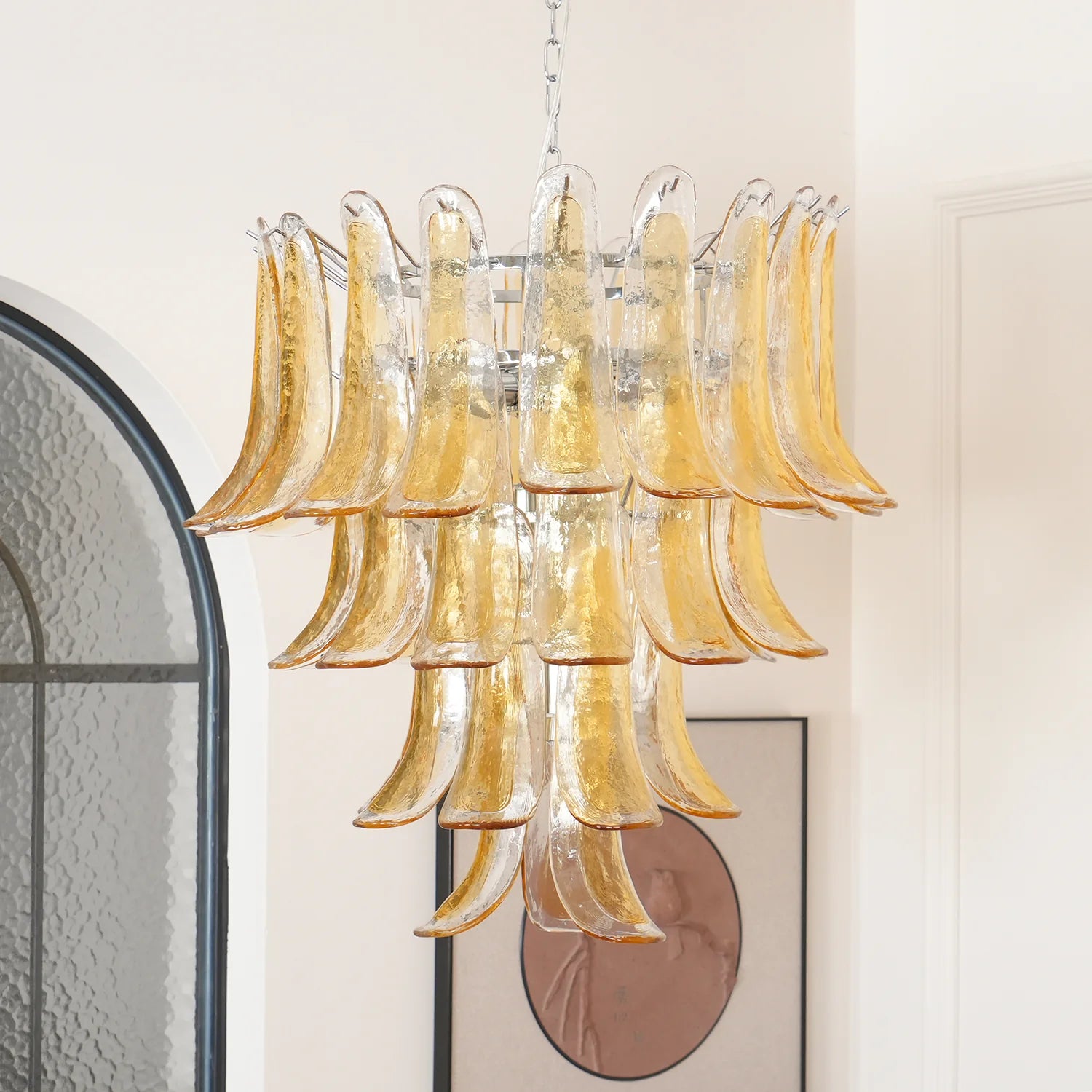 Murano Petal Chandelier