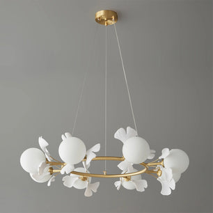 Allanie Gingko Round Chandelier