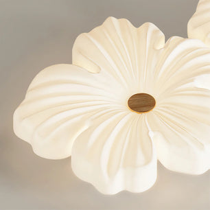 Cream Flower Ceiling Lamp